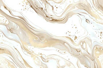 Elegant beige and white marble texture with gold fluid art pattern, perfect for luxury interior design, wallpaper, and premium packaging backgrounds.