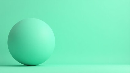 Aquamarine astromech droid on right. Soft white background. Copy space for text, 3D render AI Generated Designer Element