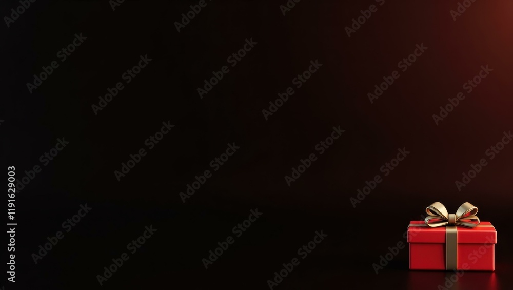 Poster scarlet red macaw on left. soft red background. copy space for text, 3d render ai generated designer