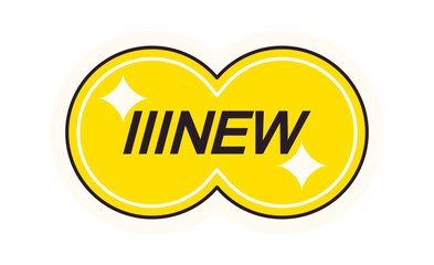 New comic pop art sticker