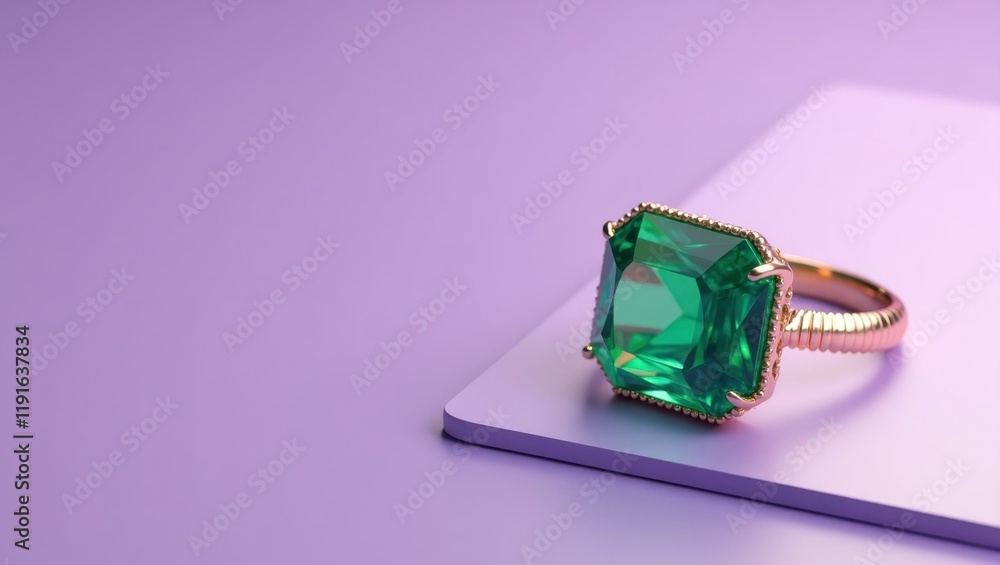 Poster coral pink dumbbell on right. soft green background. copy space for text, 3d render ai generated des