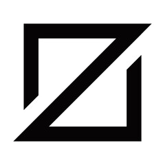 The Z Mark, Abstract Z, Geometric Z, Black Z Logo, The Z Symbol, Modern Z Design, Square Z, Framed Z, Diagonal Z, The Z Monogram, Z Initial, The Z Icon, Monochrome Z, Angular Z Design, The Stylized Z,