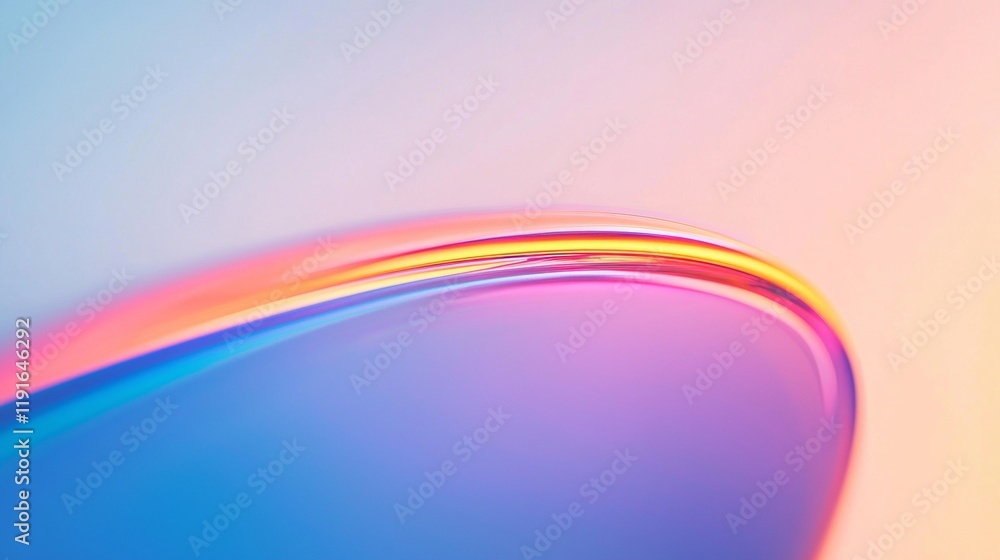 Poster smooth, flowing, colorful abstract wave design element creates a dynamic and vibrant visual, perfect