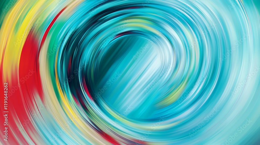 Aufkleber vibrant colors blend seamlessly, swirling together to form a captivating abstract composition, ideal