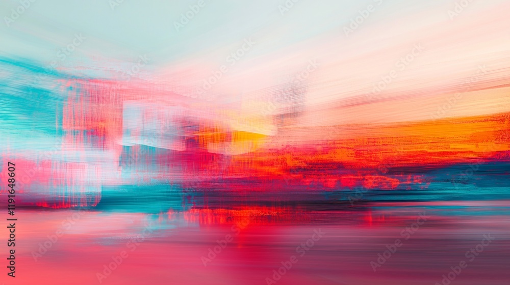 Poster colorful abstract background with motion blur effect creating a dynamic and vibrant visual experienc