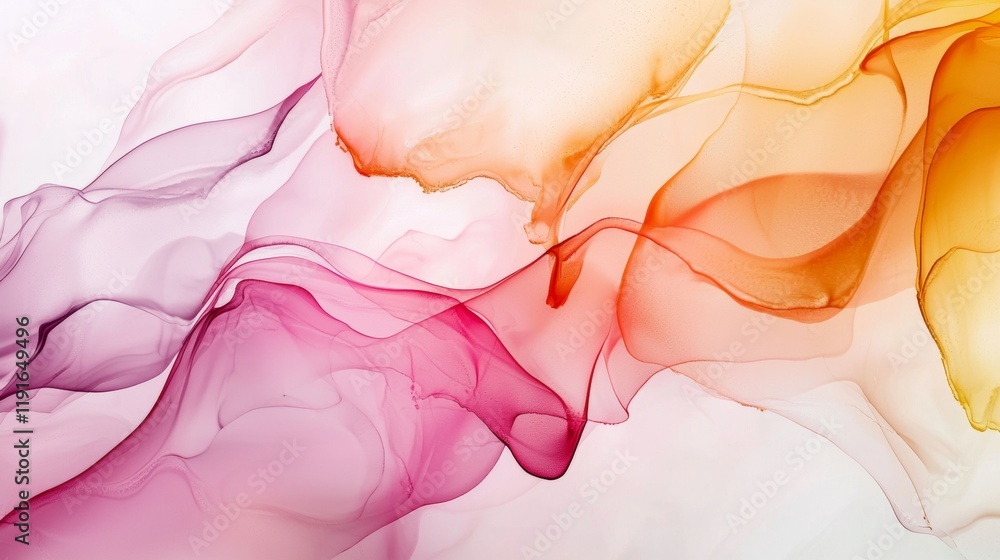 Poster colorful abstract fluid art painting background featuring unique textures and patterns created by bl