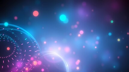 Obraz premium abstract background with glowing lights