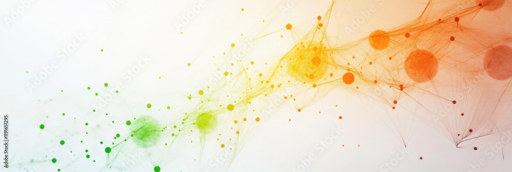 Fototapete Visual representation of a minimalistic virus design showcasing vibrant colors and abstract shapes for artistic interpretation. Generative AI