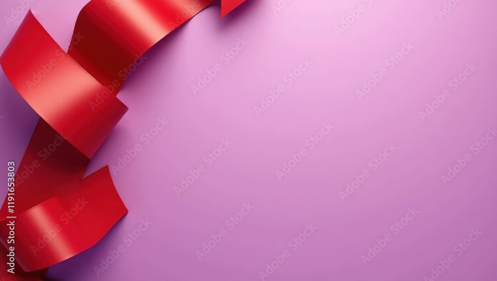 Poster ruby red safe on left. soft pink background. copy space for text, 3d render ai generated designer el