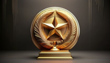 grammy award on isolated with white highlights