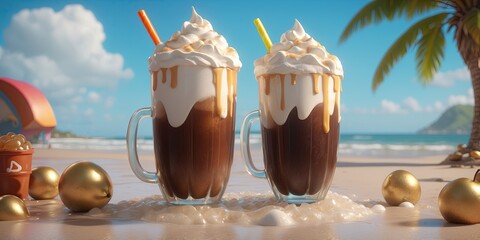 Root beer float