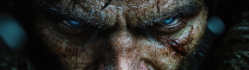 Obraz premium Handsome Fierce Deadly Elf Male Comes in a Dark Fantasy Realm