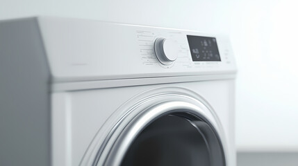 Washing machine appliance device washer, on white. Moonspire. Illustration