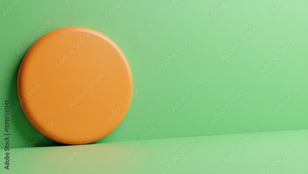 Poster camouflage green soldier's helmet on right. soft blue background. copy space for text, 3d render ai 