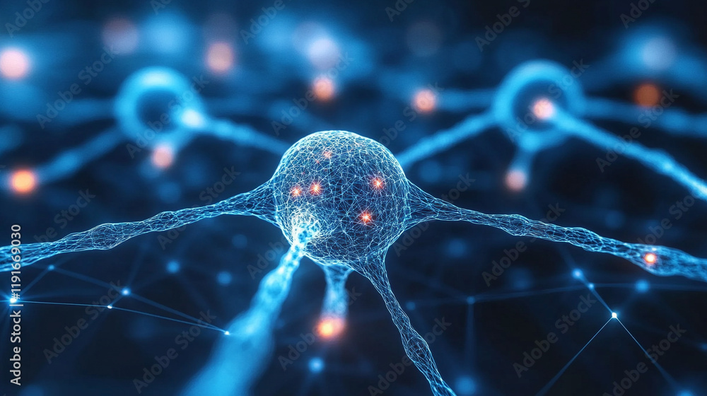 Poster quantum computing system with processor, electronic circuits, artificial neurons, global data connec