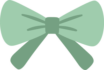 Light green bow tie featuring a stylish knot at the center, perfect for elegant and formal occasions, enhancing sophistication and adding a refined touch to any attire