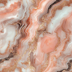 Pink gold marbel seamless texture