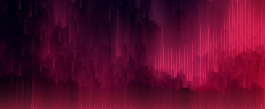 Vector illustration of vivid visual disturbances with the effect of pixel shift