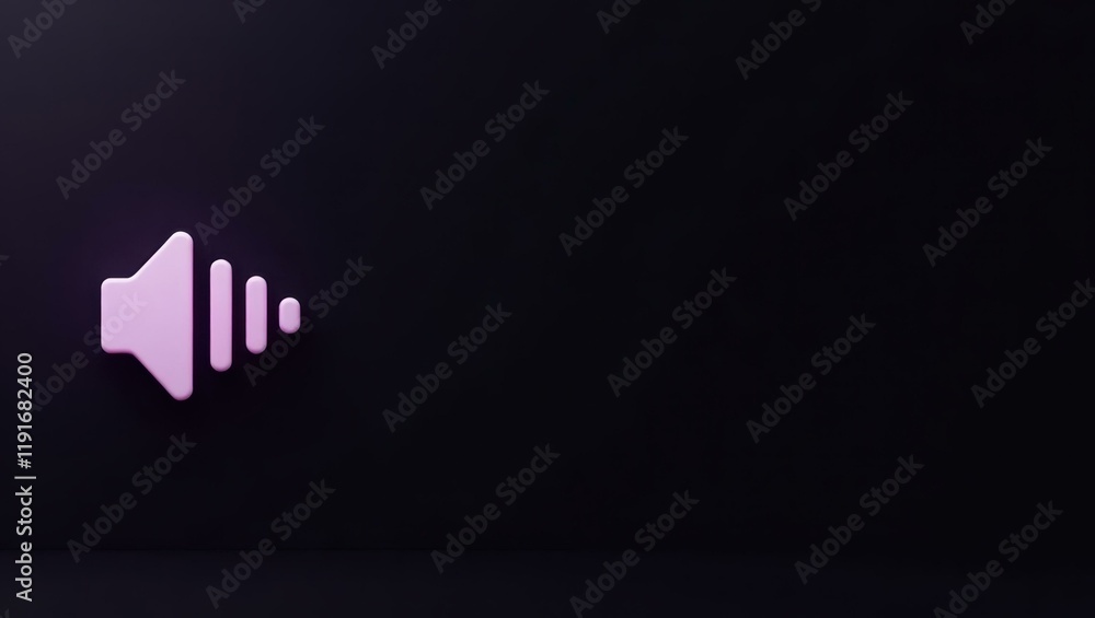 Poster violet compass on left. soft pink background. copy space for text, 3d render ai generated designer e