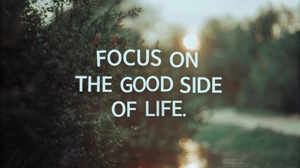 Embracing positivity in nature a reflective journey through life's beauty