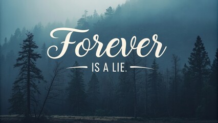 Exploring the concept of forever nature photography landscape tranquility perception