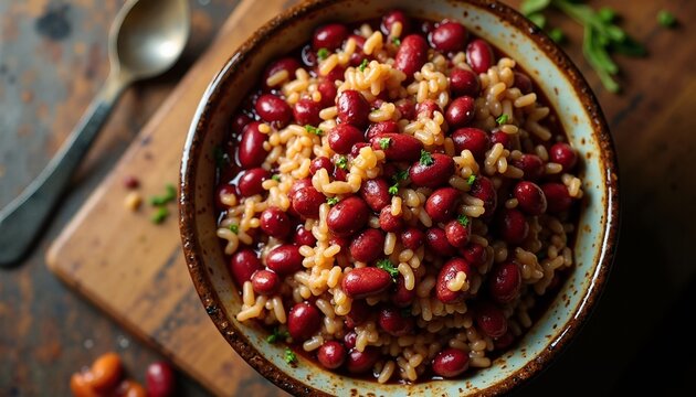 Congr&iacute; (Red Beans and Rice)