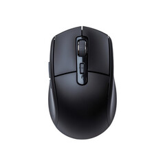 sleek. modern wireless computer mouse designed for ergonomic use its smooth surface and minimalistic design suggest functionality and comfort. making it suitable for both casual and professional envir