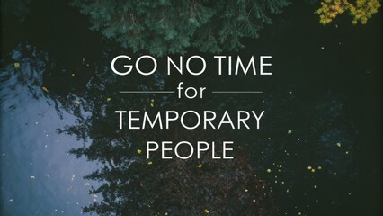 Embracing permanent connections a journey through nature's reflection on temporary choices