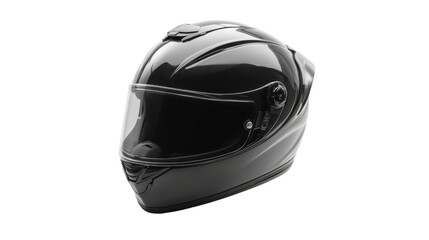 Fototapeta premium Motorcycle helmet transparent background