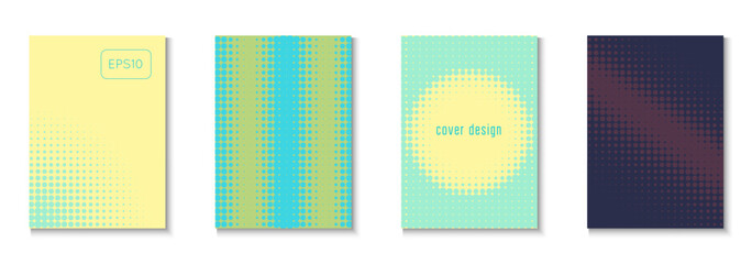 Naklejka premium Party Texture Set. Modern Tech With Simple Shapes. Linear Frame With Geometric Design. Graphic Flyer. Minimalist Music Background. Geometric Wave Pattern. Trendy Party Texture