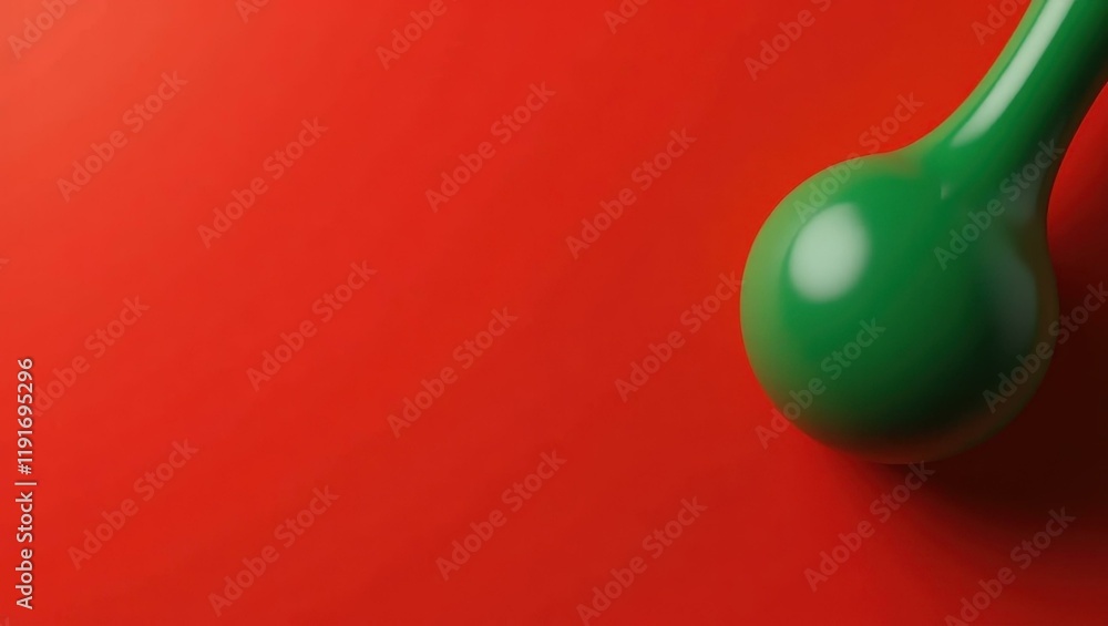Poster emerald green jungle frog on right. soft black background. copy space for text, 3d render ai generat