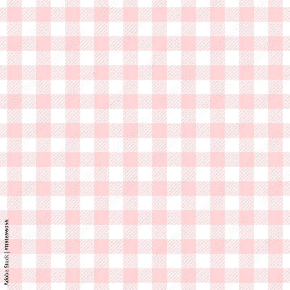 Poster check seamless pattern. pink checks background. repeated gingham geometric patern. tablecloth style 