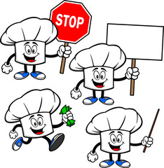 Chef Hat Character Set 02