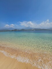 Beach with beautiful crystalline waters 