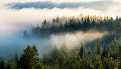 shimmering veil of mist concealing a hidden