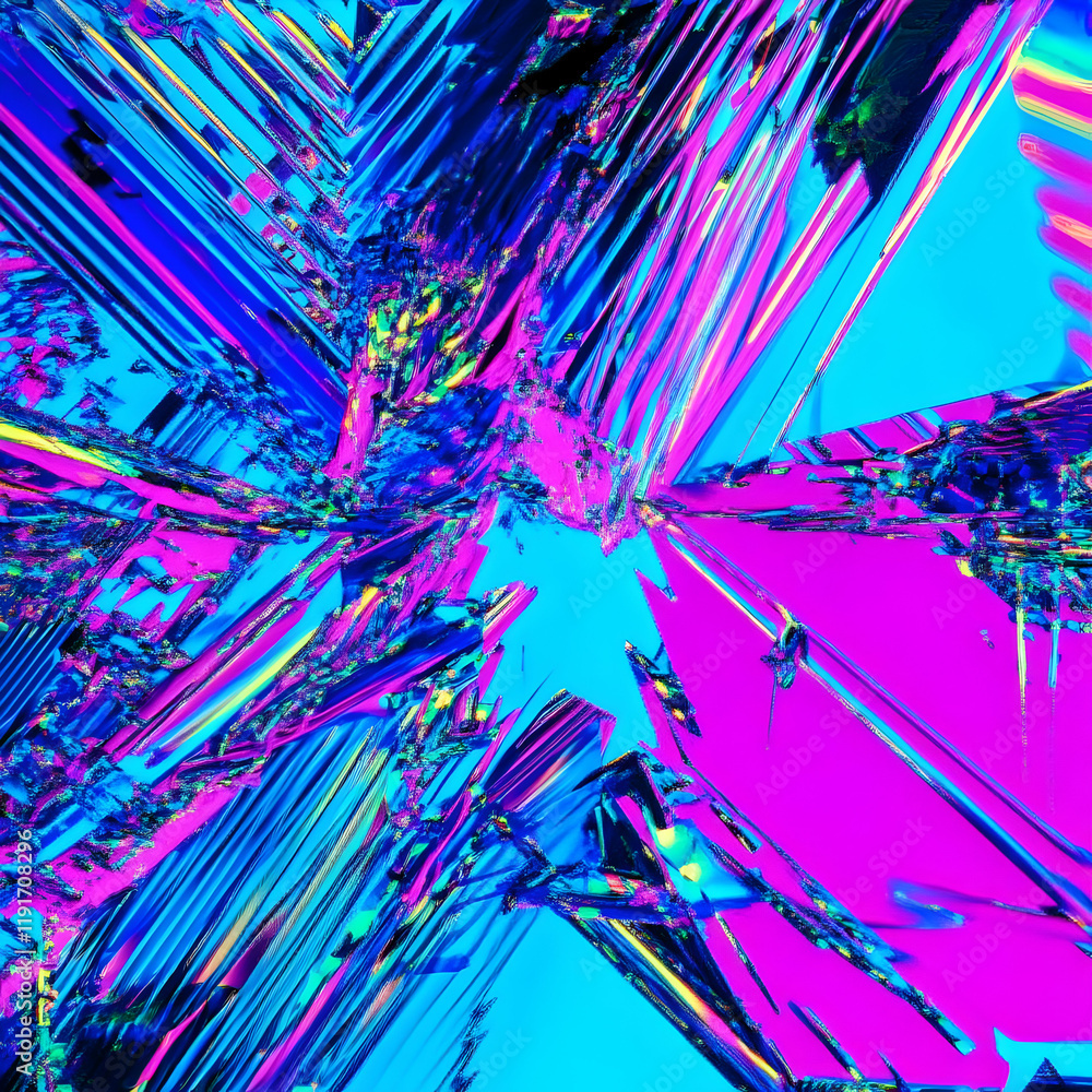 Aufkleber abstract background with vibrant colors and dynamic shapes creates visual interest