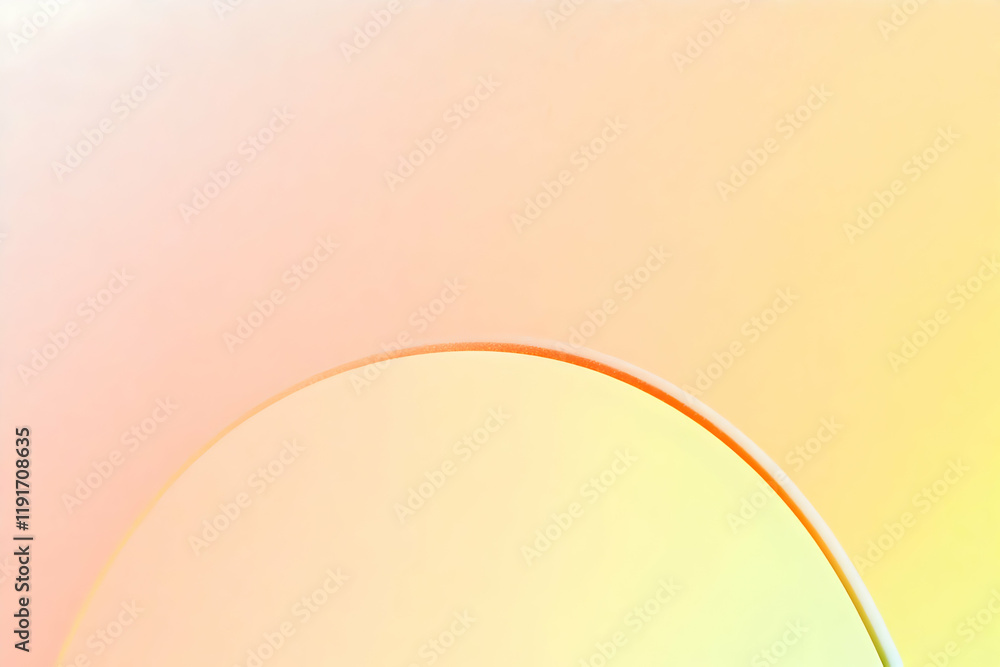 Poster abstract background with smooth curves and pastel gradient colors creates a soft and dreamy atmosphe