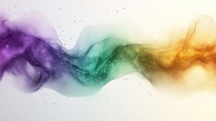 Fototapeta premium Abstract Rainbow Glitter Wave Background, Shiny Sparkling Texture, Colorful Festive Design