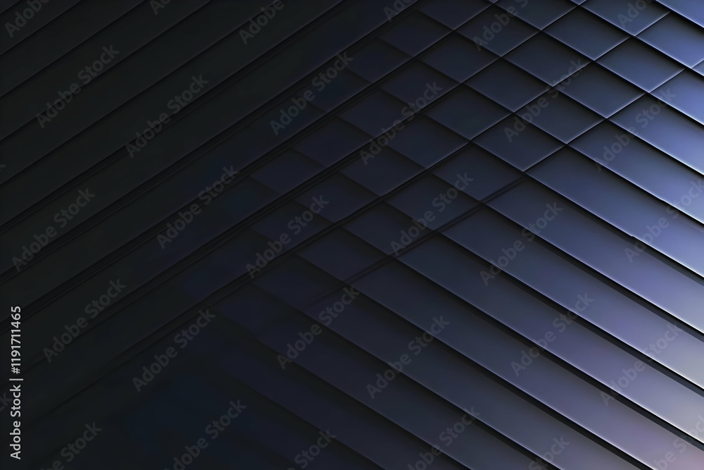 Aufkleber dark geometric abstract background creates a modern and stylish look with diagonal lines