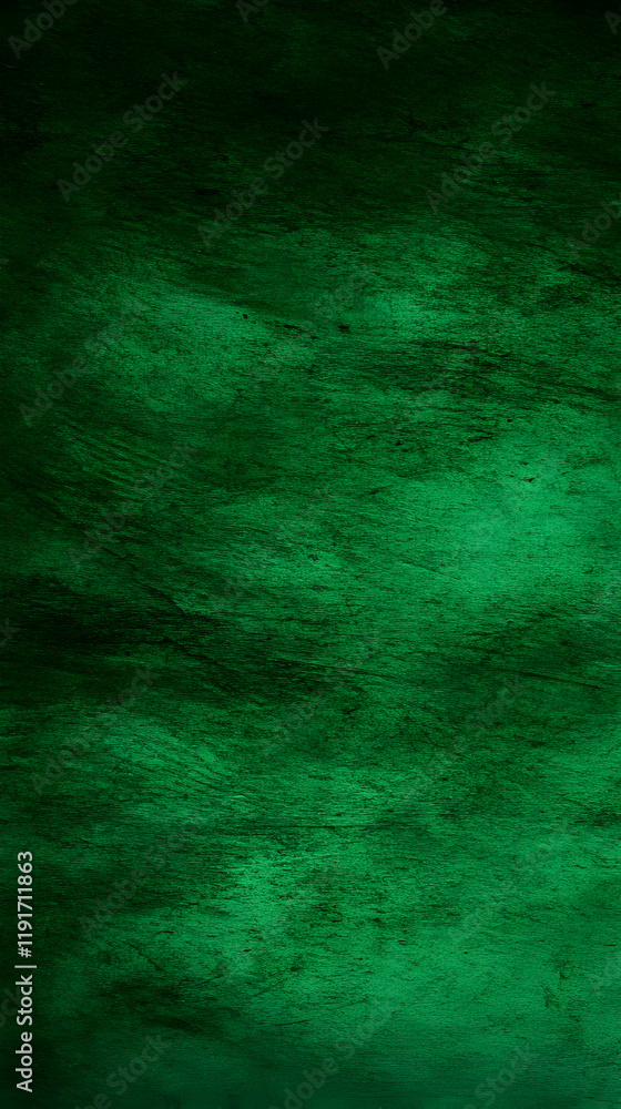 Poster dark green textured background creates a moody and dramatic atmosphere with subtle variations