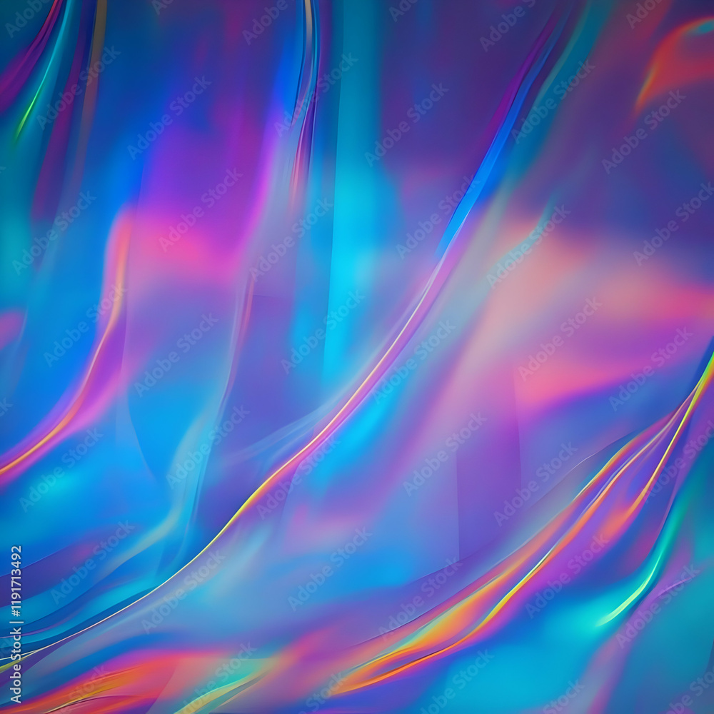 Poster abstract background with flowing colorful lines gracefully across the canvas