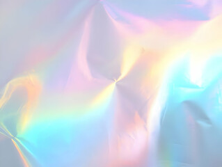 Iridescent Holographic Abstract Background Creates a Dreamy and Ethereal Atmosphere Smoothly