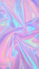 Iridescent Holographic Abstract Background Creates a Dreamy and Magical Atmosphere with Pastel Colors