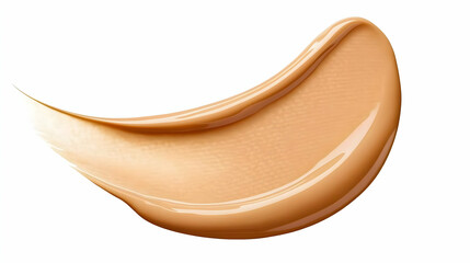 Liquid foundation smear smudges creates a smooth, elegant curve with soft texture beautifully.