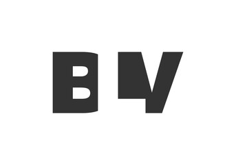 BLV logo design. Initial letter B L V bold font style for tech startups, consulting, corporate branding. Creative company name, headlines typography identity, trendy logotype.