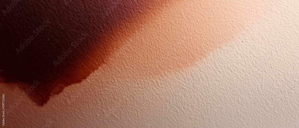 Poster paint gradient with rich tones on textured canvas showcasing artistic creativity and abstract design