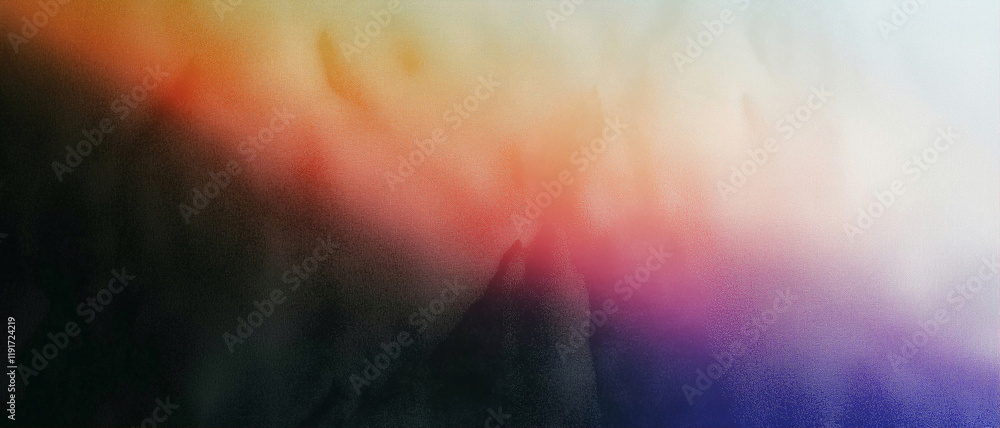 Poster abstract background with colorful gradient blend for modern design