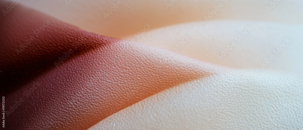 Poster fabric texture with color gradient showcasing smooth curves and vibrant tones