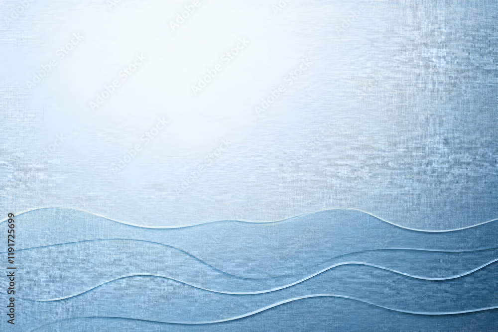 Aufkleber abstract blue textured background forms gentle waves with subtle highlights and soft shadows