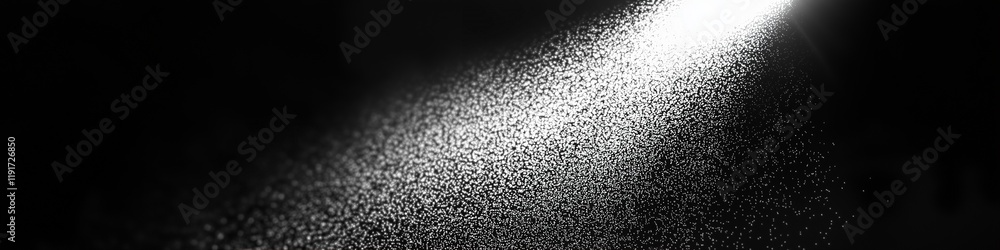 Aufkleber light beam shining through darkness creating dramatic visual effects in a moody atmosphere